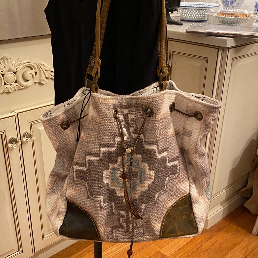NWT Myra Bag Boho Bohemian Patterned Tote Bag